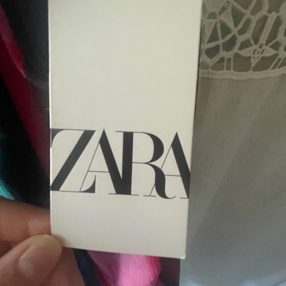 NWT ZARA Beaded Halter, Low Back Dress - Picture 5 of 6